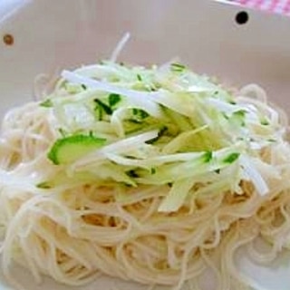 さっぱり！！夏のサラダそうめん